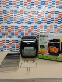 Thumbnail for Freidora de aire 11 L 2000 W digital 5 en 1 – Tower