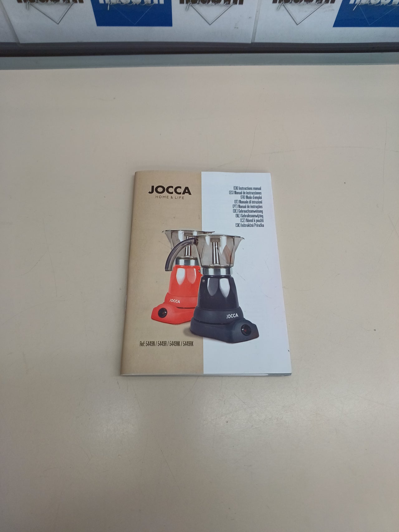 Cafetera Italiana Eléctrica Jocca 6 Tazas 360°