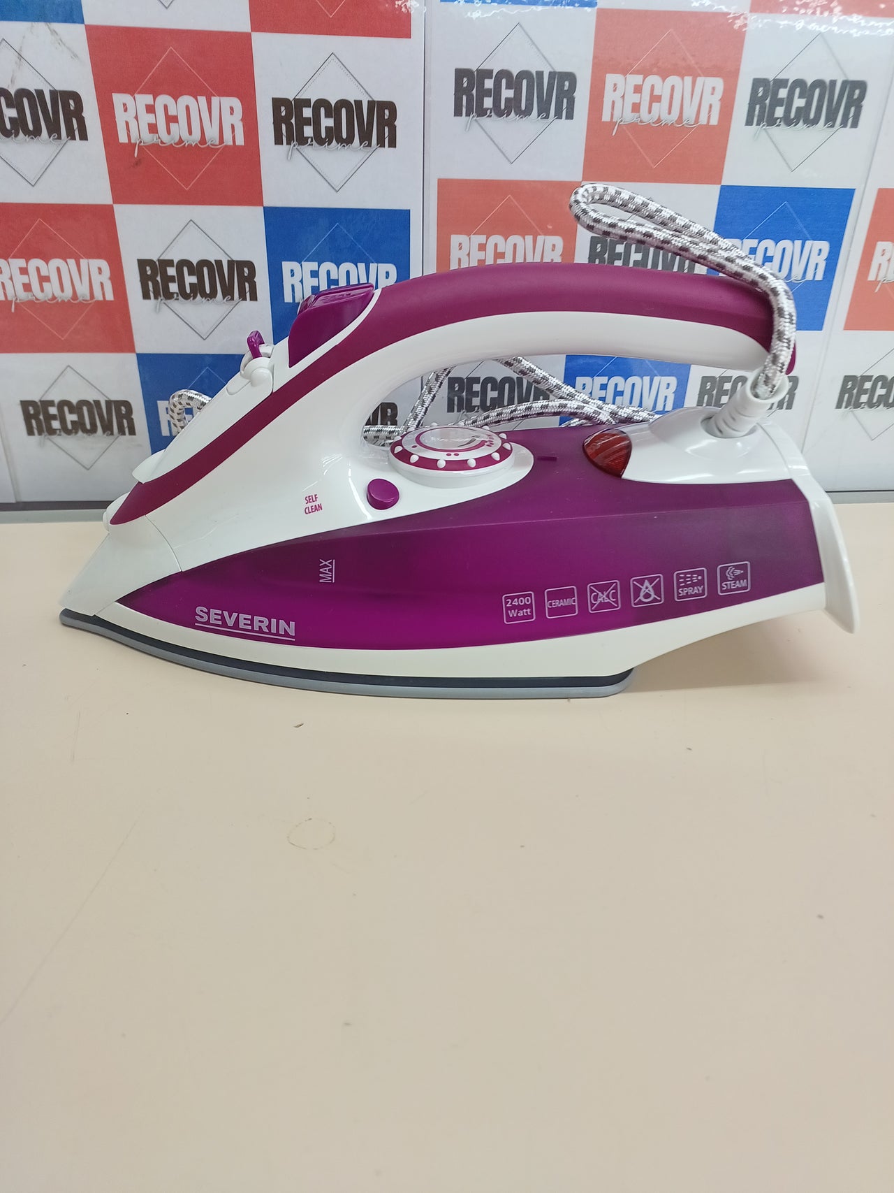 Plancha vapor 2400 W suela cerámica – Severin