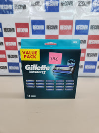 Thumbnail for Recambio Maquinillas De Afeitar Gillette Mach3 Para Hombre De 3 Hojas, 18 Recambios Para Máquina De Afeitar, Hojas Más Resistentes Que El Acero