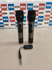 Pack de 2 micrófonos inalámbricos dinámicos NGS