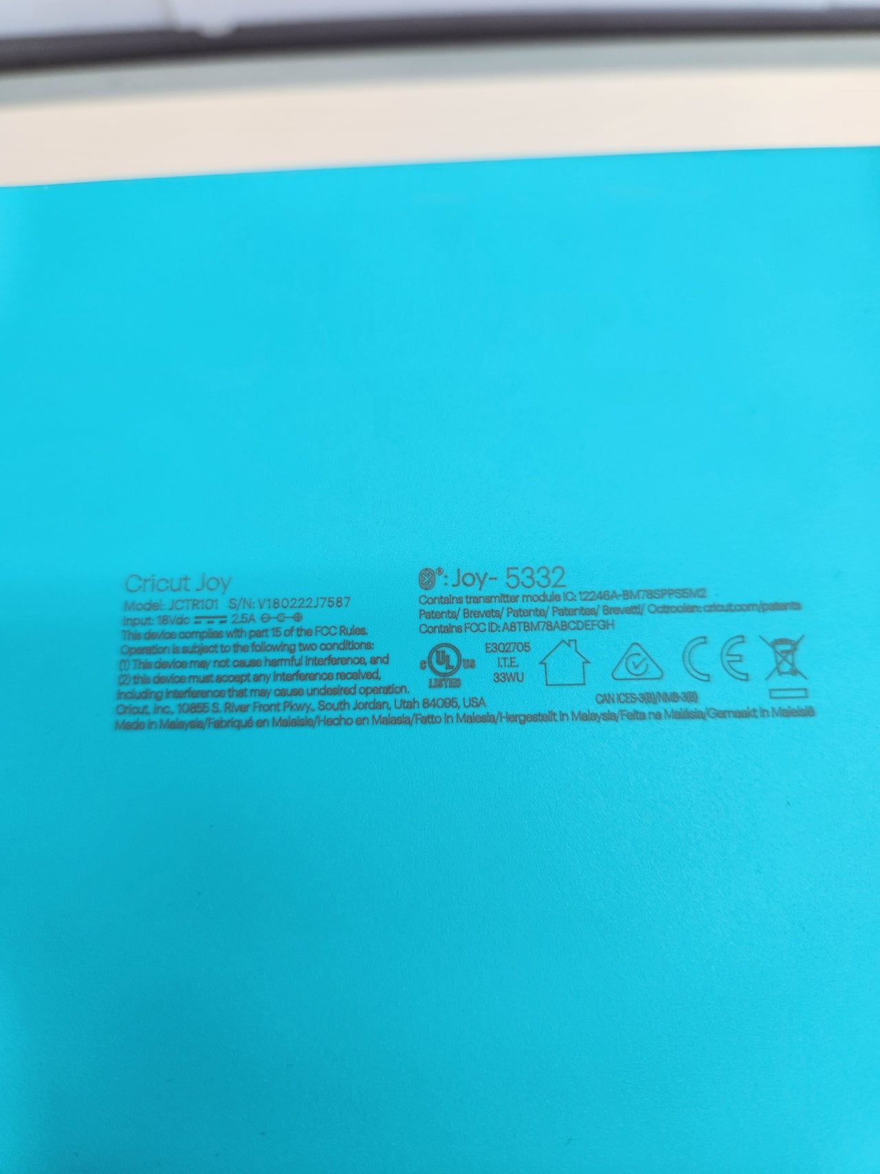 Máquina de corte Cricut Joy compacta y portátil
