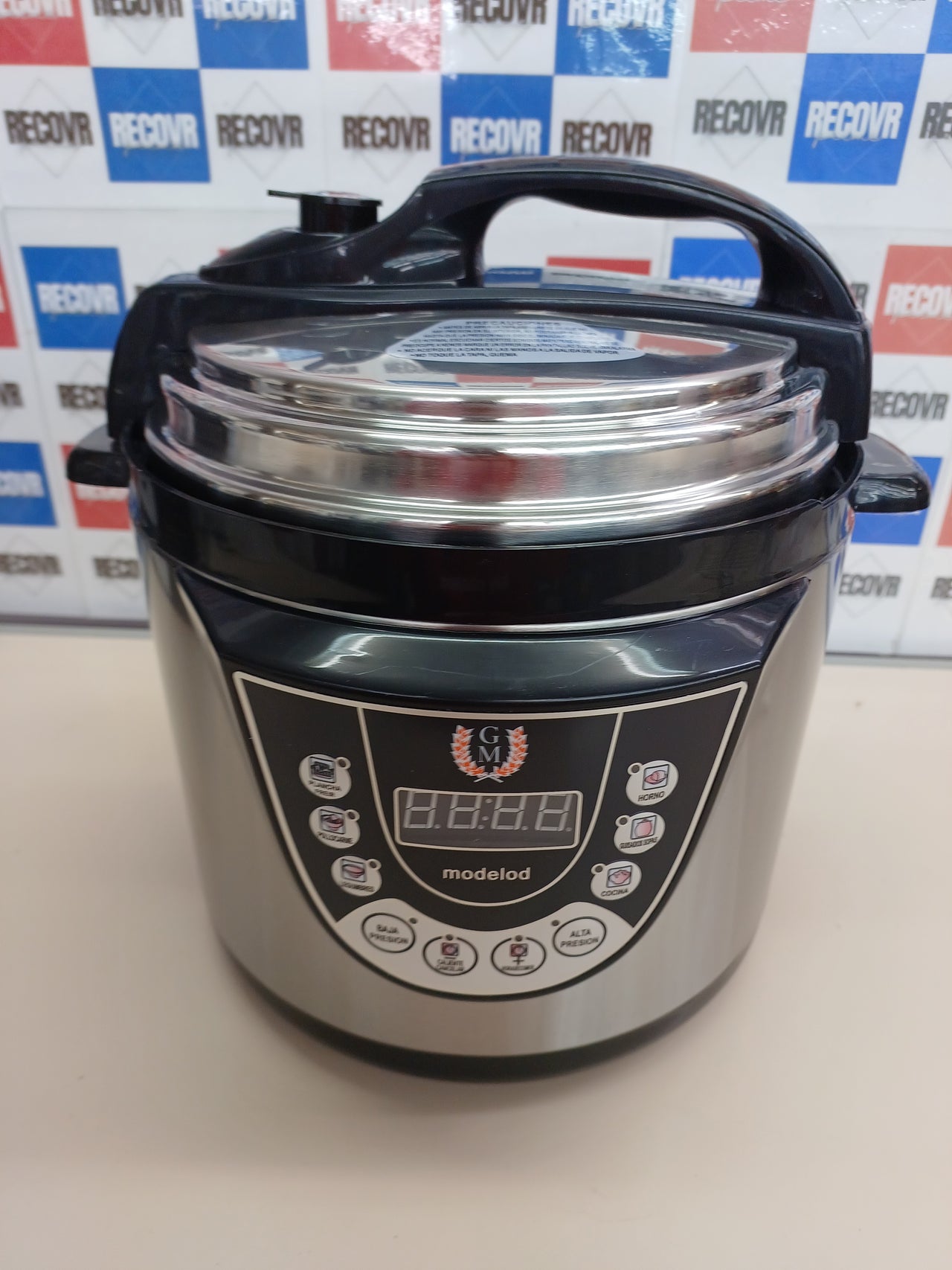 Olla eléctrica a presión programable 6 L 1000 W 9 menús - Cecotec GM D+