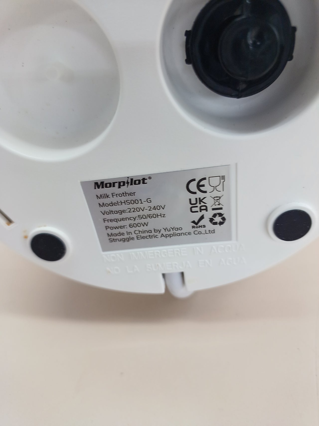 Espumador 4 en 1 250 ml blanco Morpilot