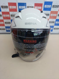 Casco jet Bluetooth intercom Sena Outstar S XL blanco
