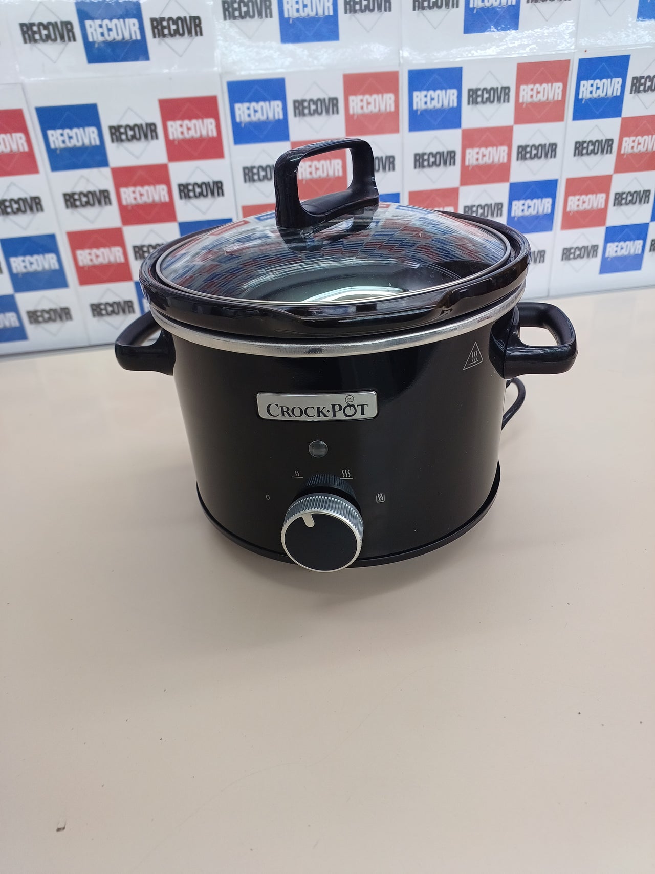 Olla cocción lenta 2,4 litros 1—2 personasCrockpot recipiente de cerámica extraíble y fácil de limpiar.