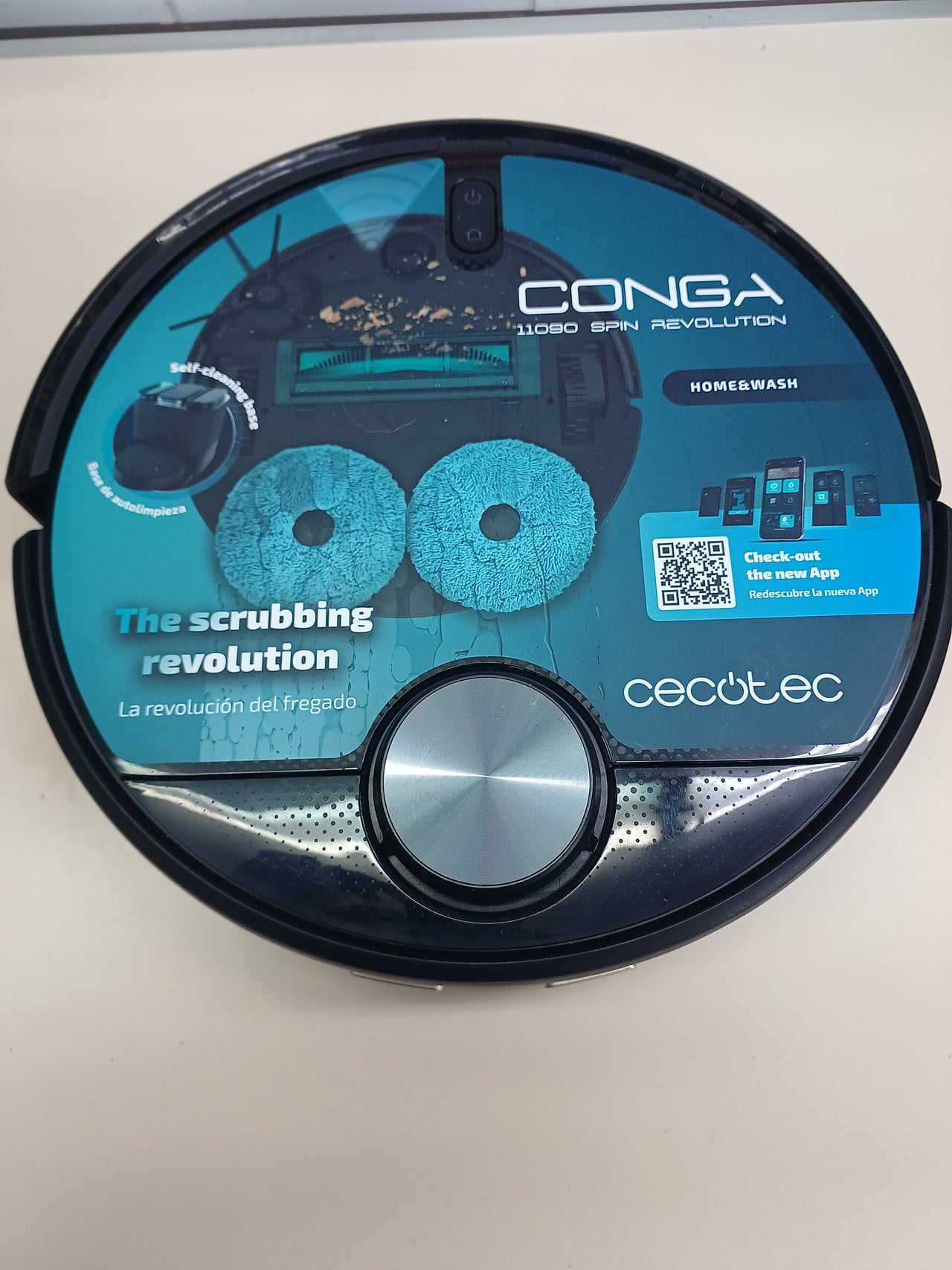 Robot aspirador 5000Pa láser autovaciado Conga Cecotec