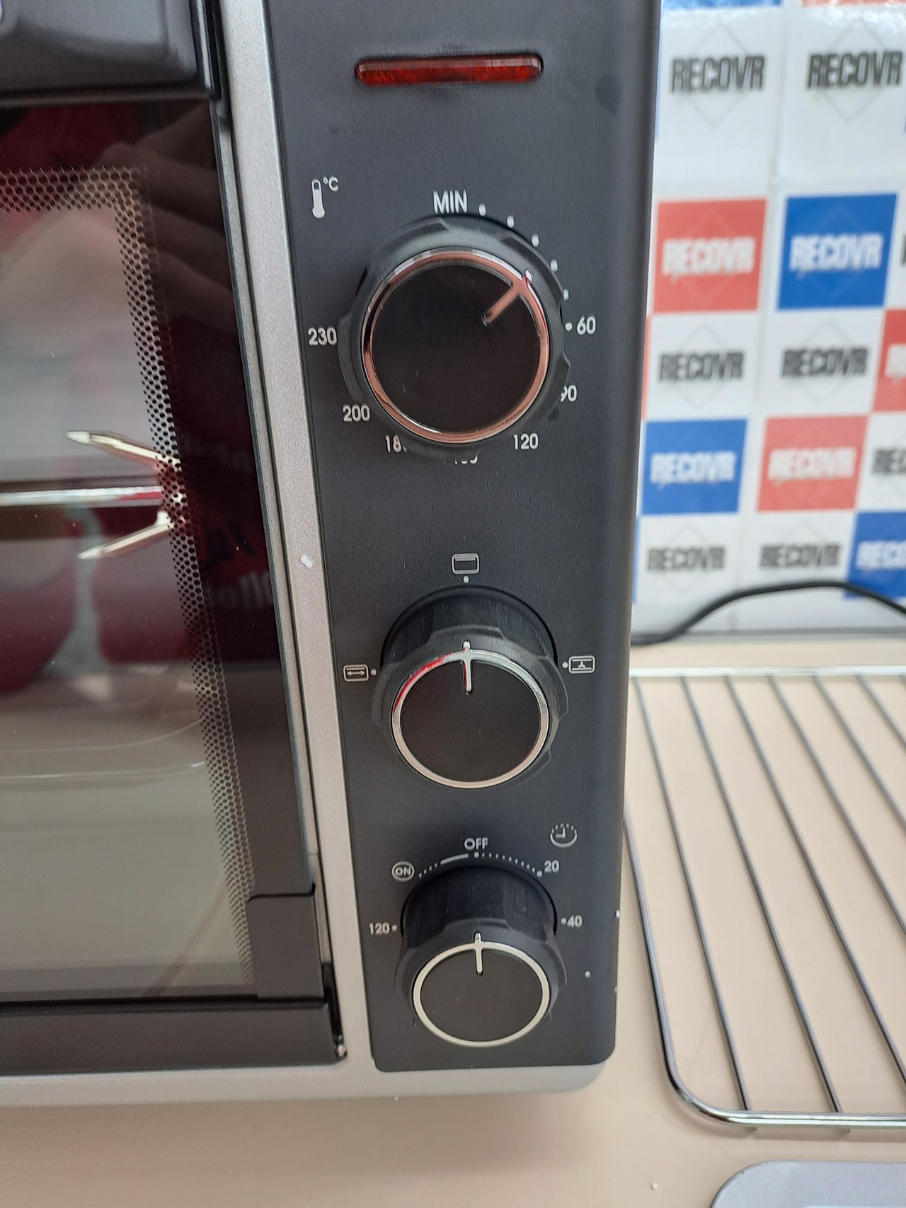 Horno tostador 42 L 1800 W con grill y piedra pizza - Severin