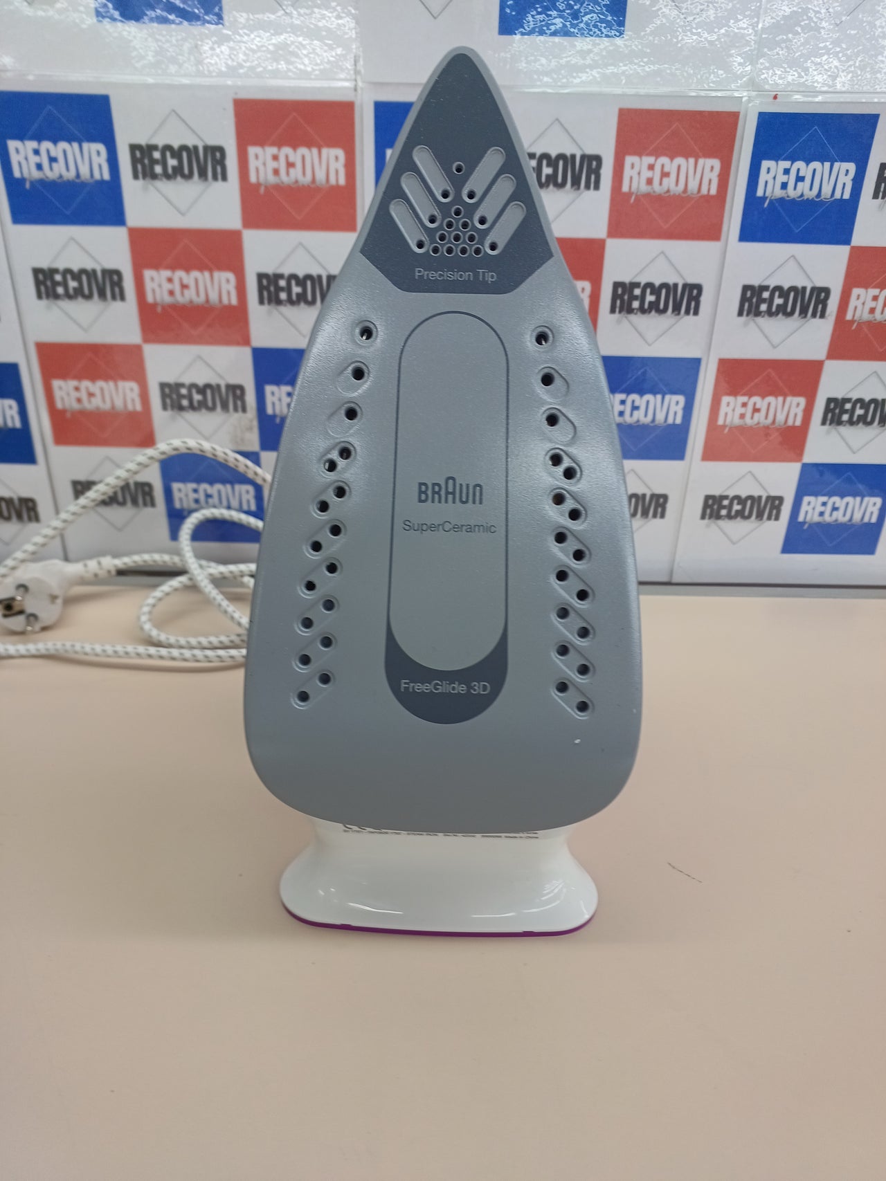 Plancha ropa vapor Texstyle, 2300 W, suela bidireccional 3D SuperCeramic, déposito 270 ml, Frambuesa, Púrpura, 140 gr/min Braun Hogar.
