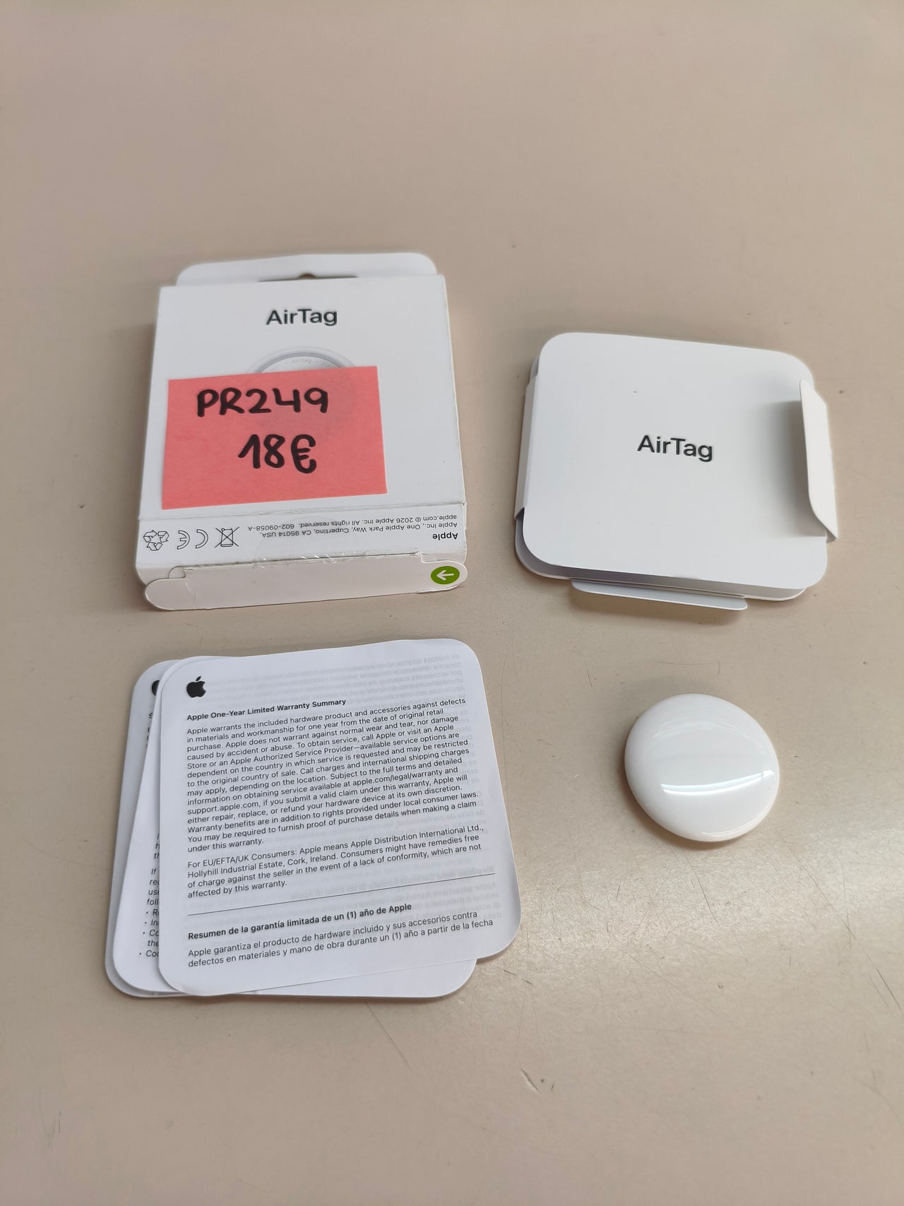 Apple AirTag 2ª gen., localizador con sonido, mayor alcance
