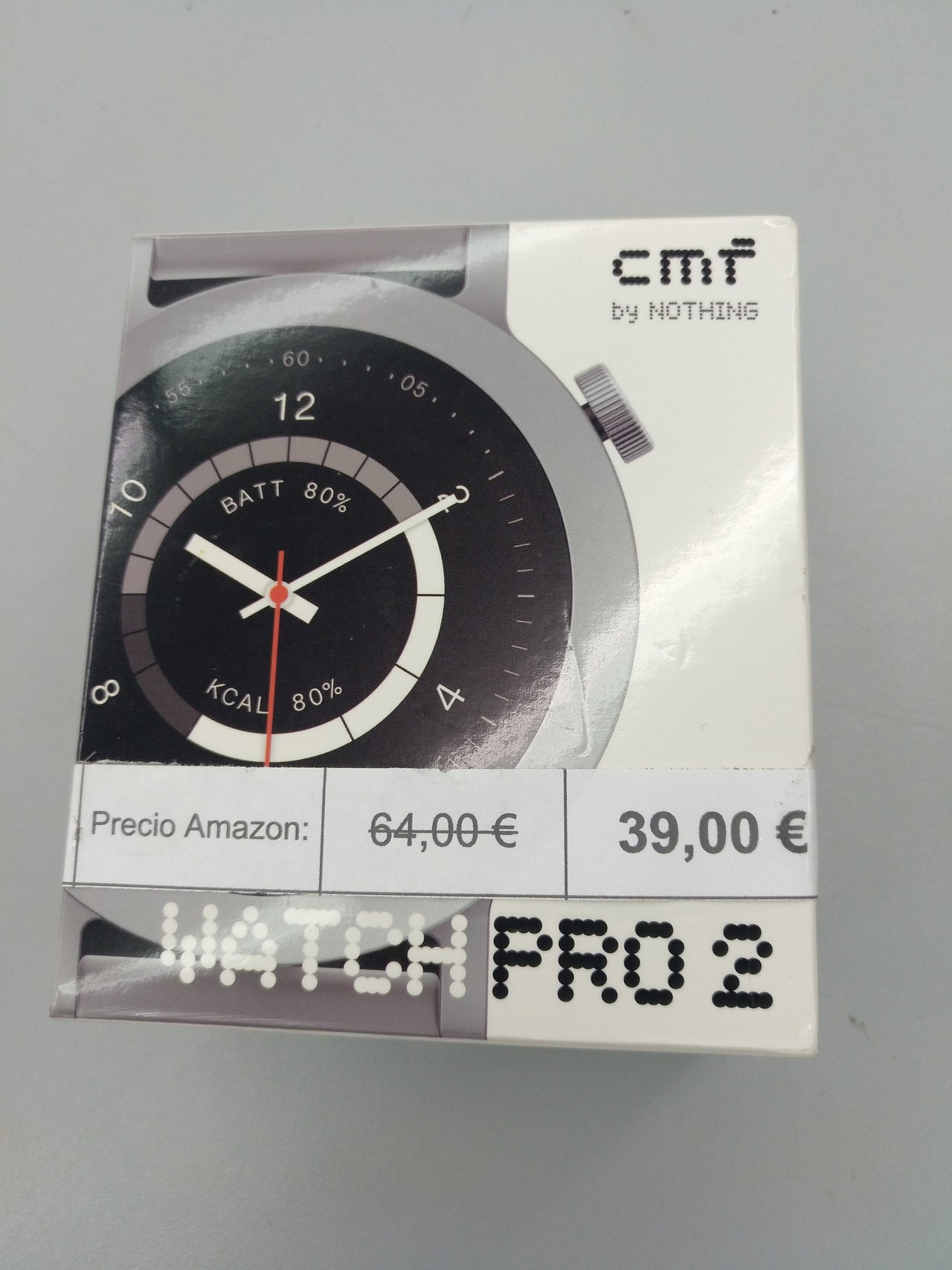 CMF by Nothing Watch Pro 2 Reloj intelligente con Pantalla AMOLED de 1.32", 11 días de duración de la batería, Llamadas por Bluetooth con reducción de Ruido por IA y GPS multisistema - Gris Ceniza