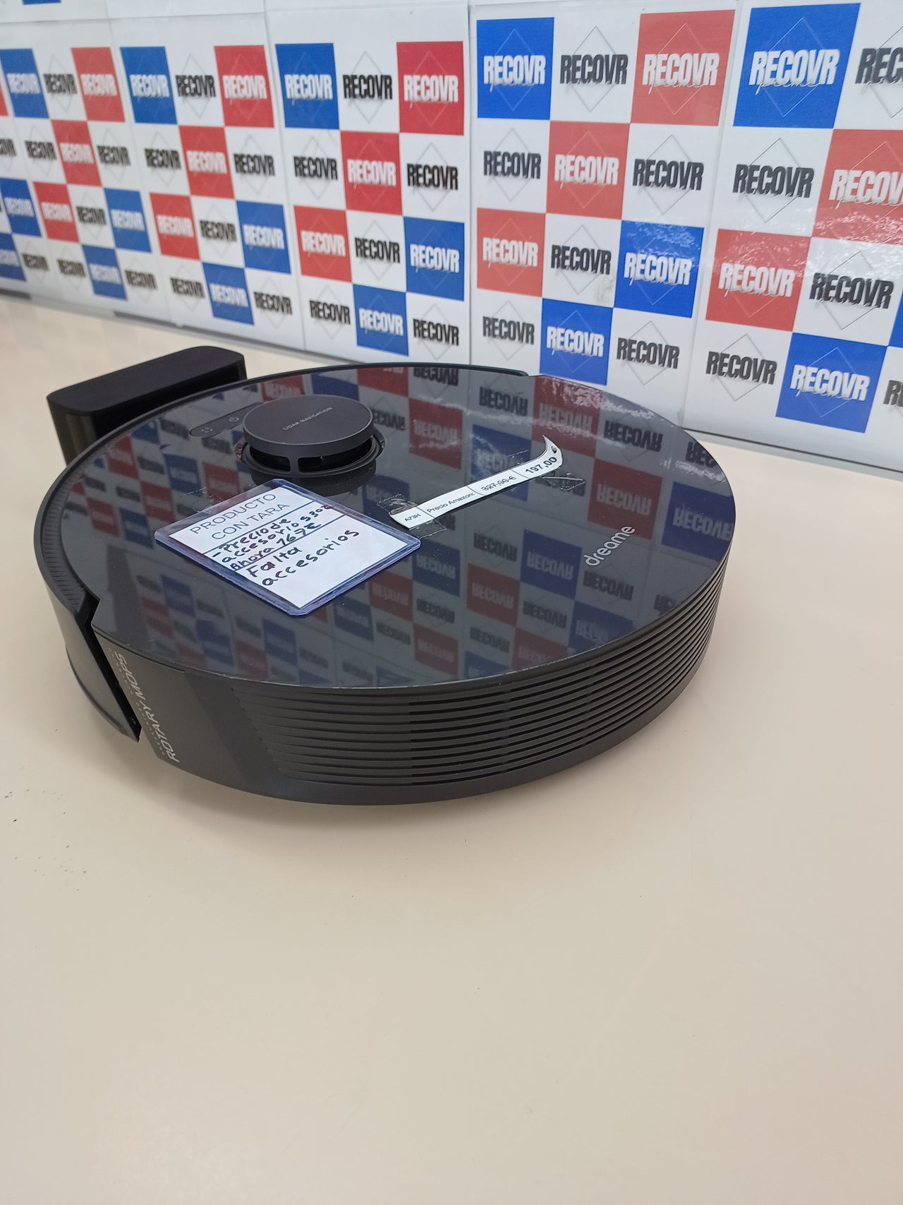 Robot Aspirador y Fregasuelos 2en1,DREAME L10s Pro fregonas giratorias, Detección de Obstáculos 3D, Mapeo Multisuelo, Succión Potente 5300Pa Alfombras de Suelo Duro, Pelo de Mascota, WiFi/App/Alexa