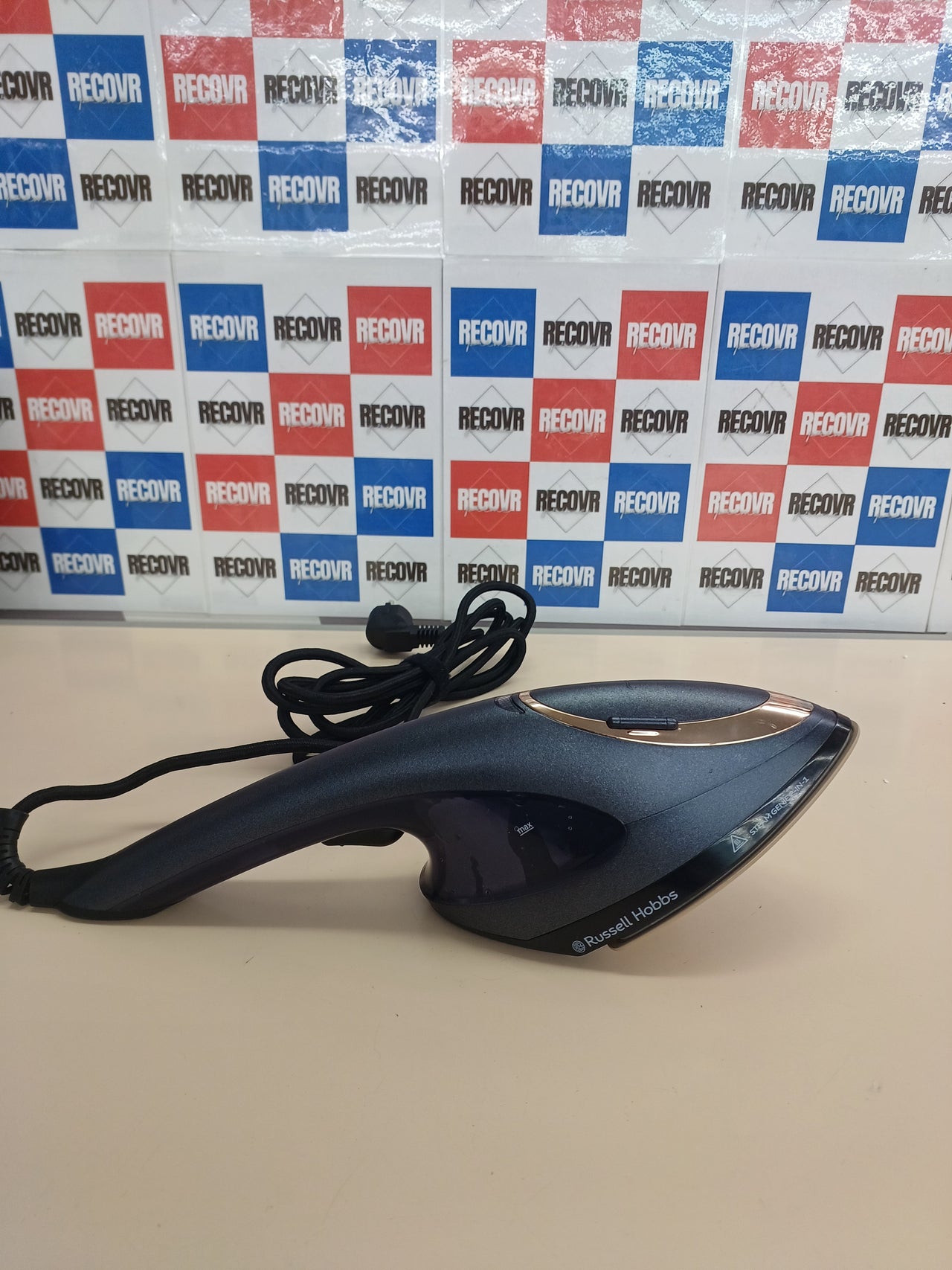 Plancha vertical 2 en 1 1800W con accesorios - Russell Hobbs