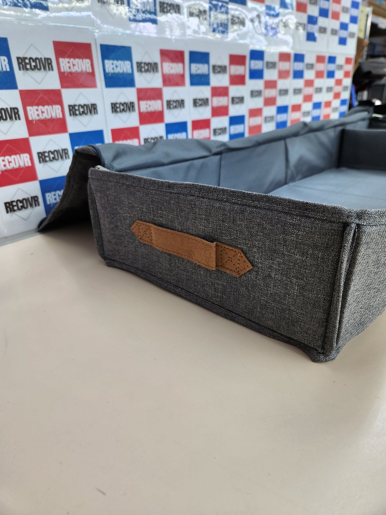 Organizador para Almacenamiento gris 90x30x12 cm