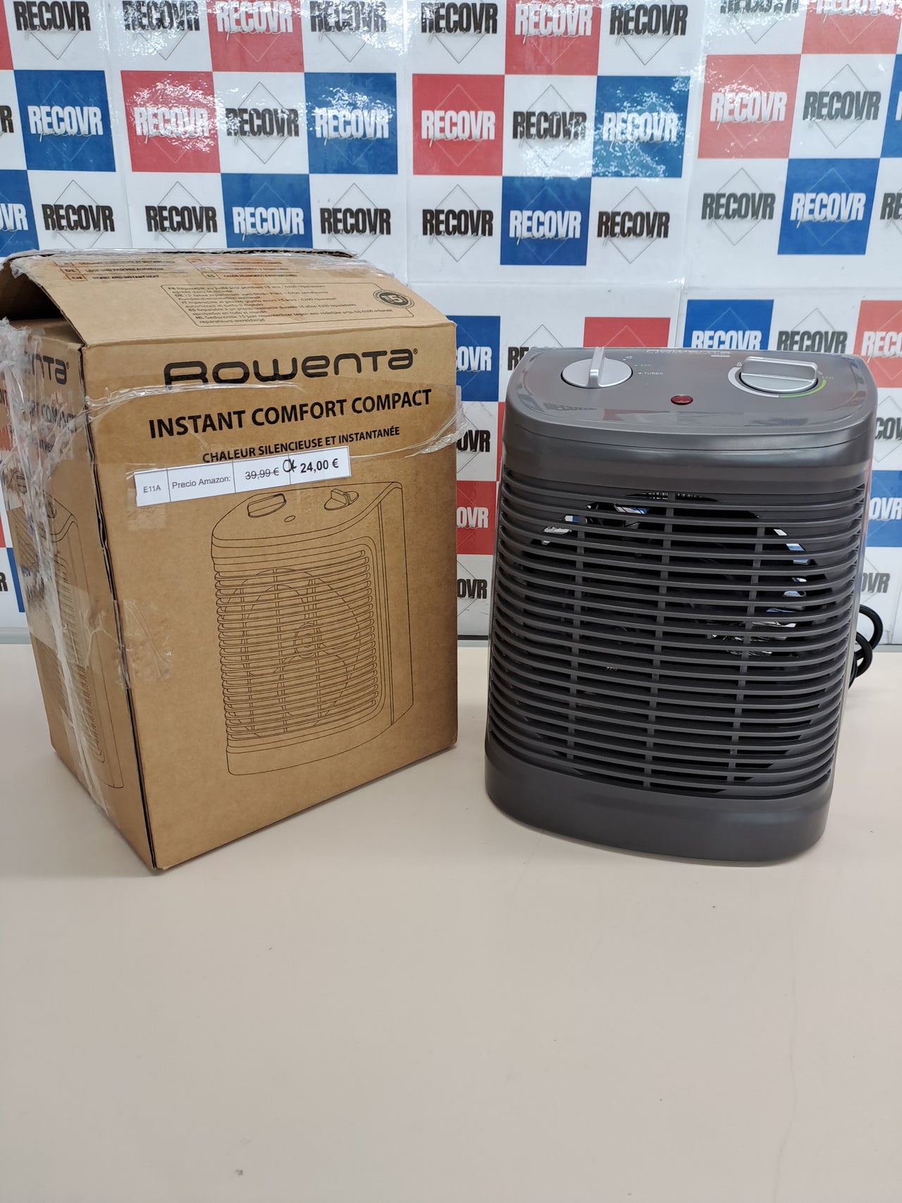 Calefactor 2000W eco silencioso compacto SO2320 Rowenta