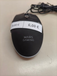 Ratón gaming Mars Gaming MMG, 3200 DPI, RGB, negro