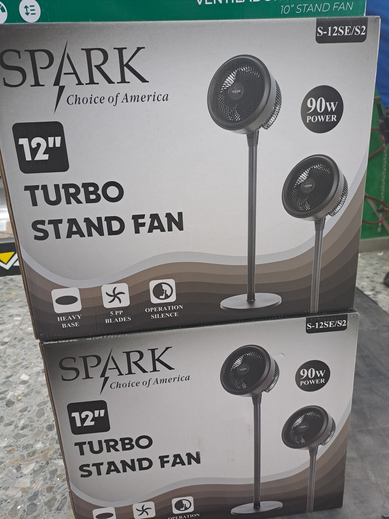 Ventiladores de pie turbo Spark S-12SE/S2