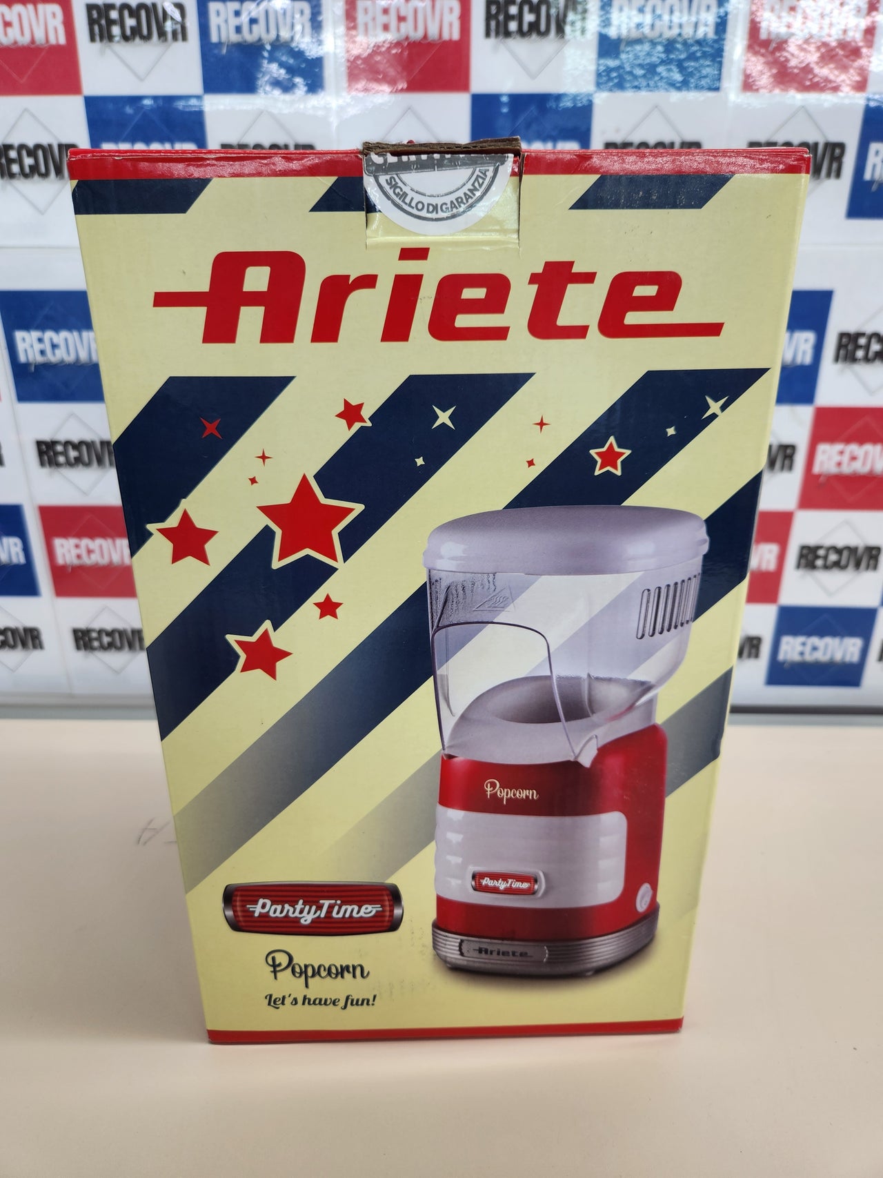 Máquina palomitas 1000W aire caliente Ariete