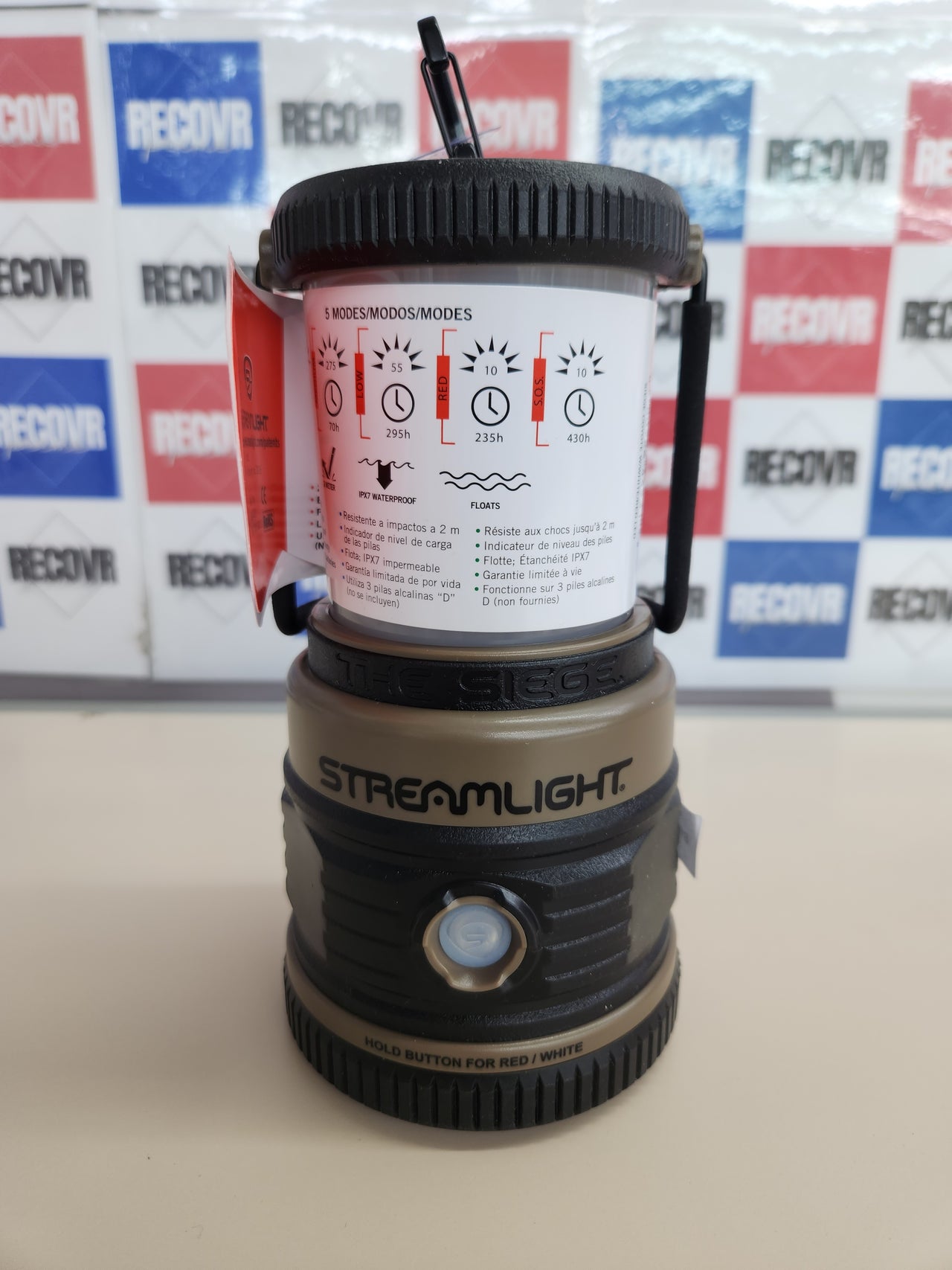 Linterna LED Streamlight La Siege Verde