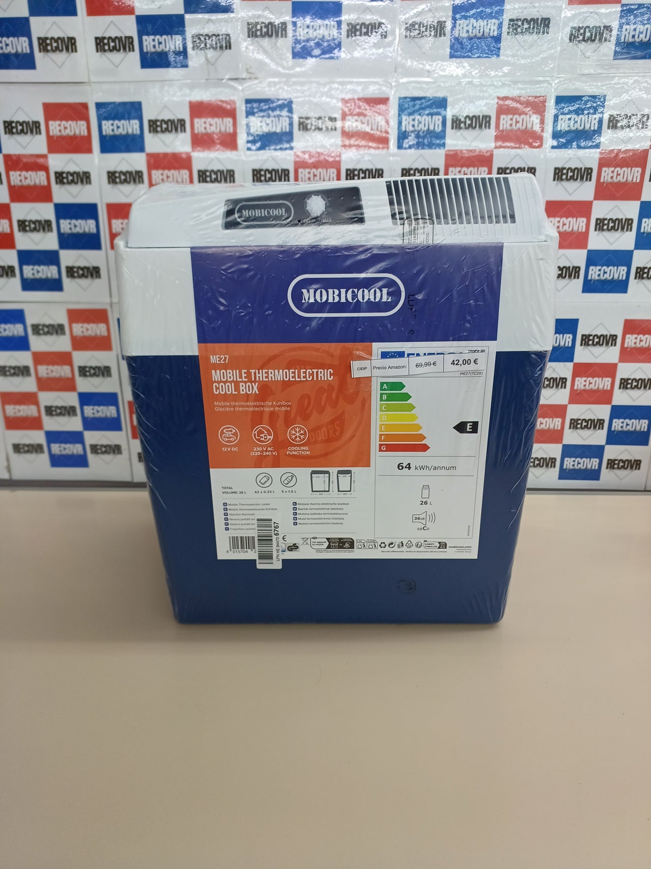 Refrigerador Portátil 26L, 2 Puertas ME27 MOBICOOL