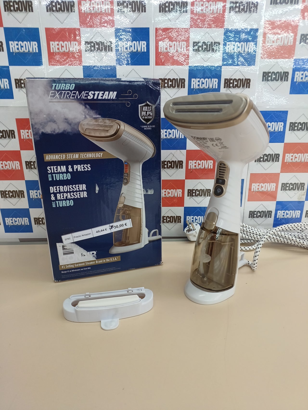 Plancha vapor vertical 1560W compacta – Conair