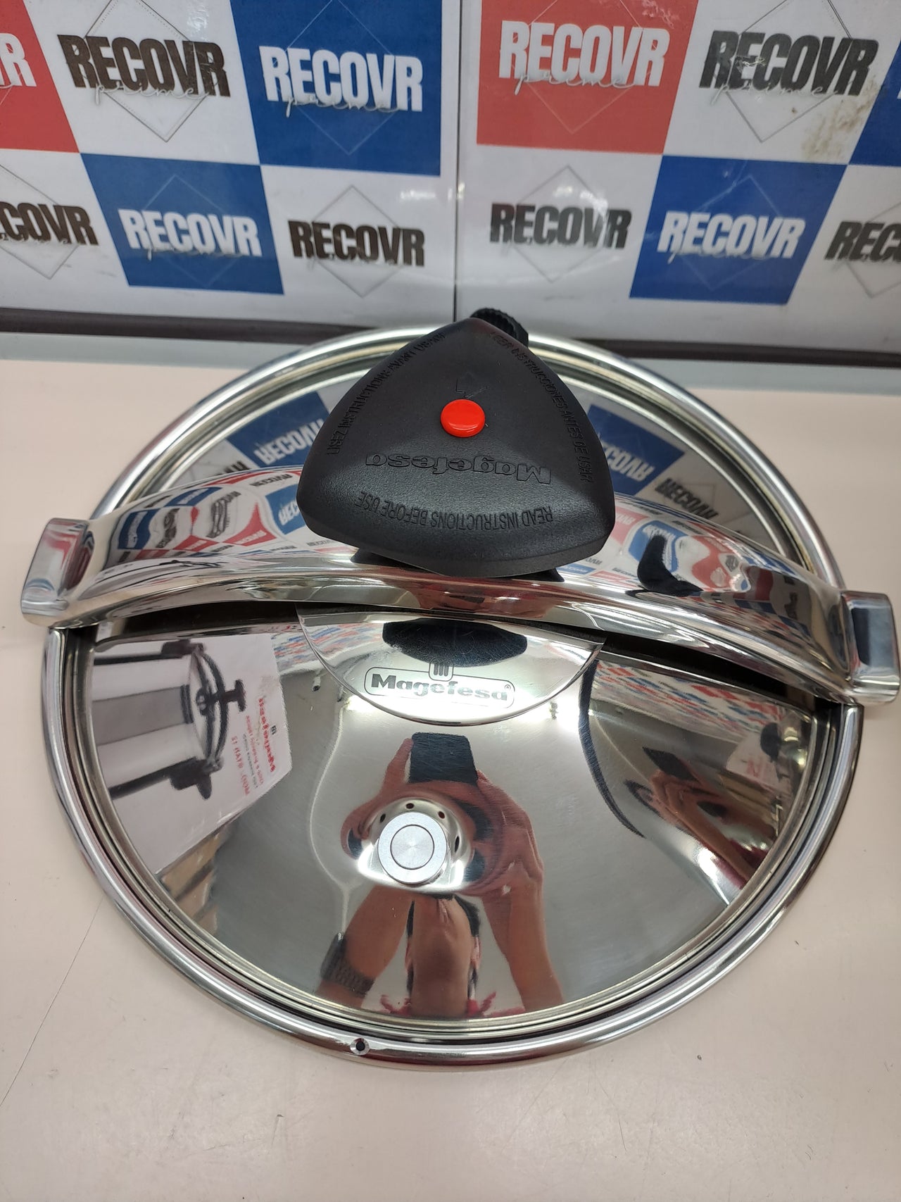 Olla exprés 12 L acero inoxidable – Magefesa