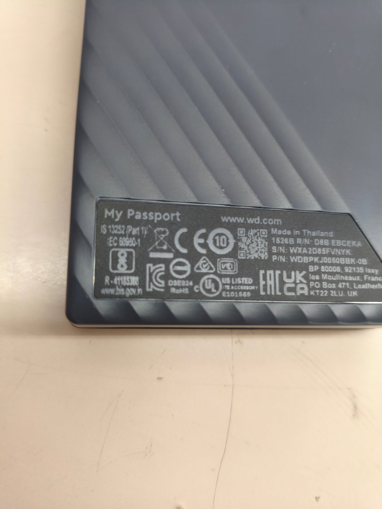 Disco duro externo 5TB HDD Negro