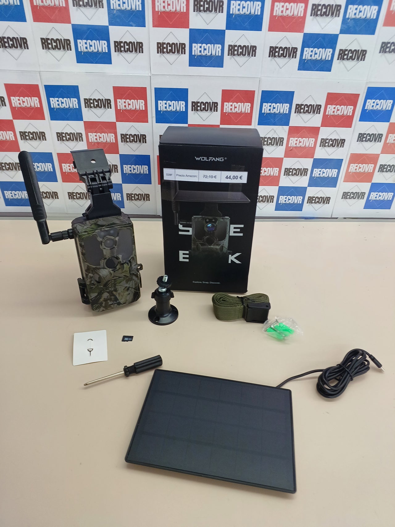 Cámara de caza 2.5K 4G PIR nocturna - WOLFANG