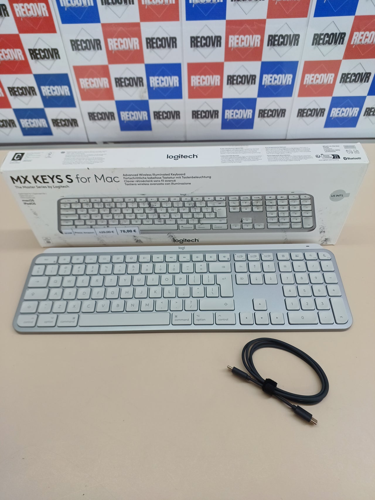 Teclado inalámbrico LOGITECH MX Keys S para MAC