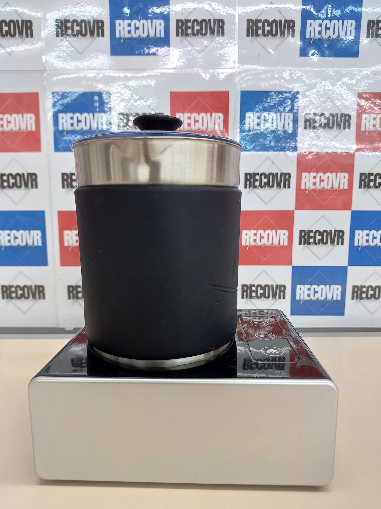 Espumador Leche 650 W automático magnético 500 ml, ABS, Negro