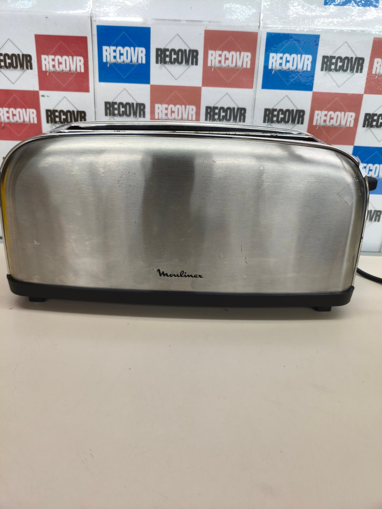 Tostador Moulinex Classic de 2 ranuras largas 1400W acero inoxidable
