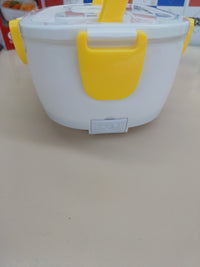 Calientaplatos Eléctrico Portátil,2 Recipientes Extraíbles, Cubiertos Incluidos, 220V, Amarillo BEPER 90.920G.