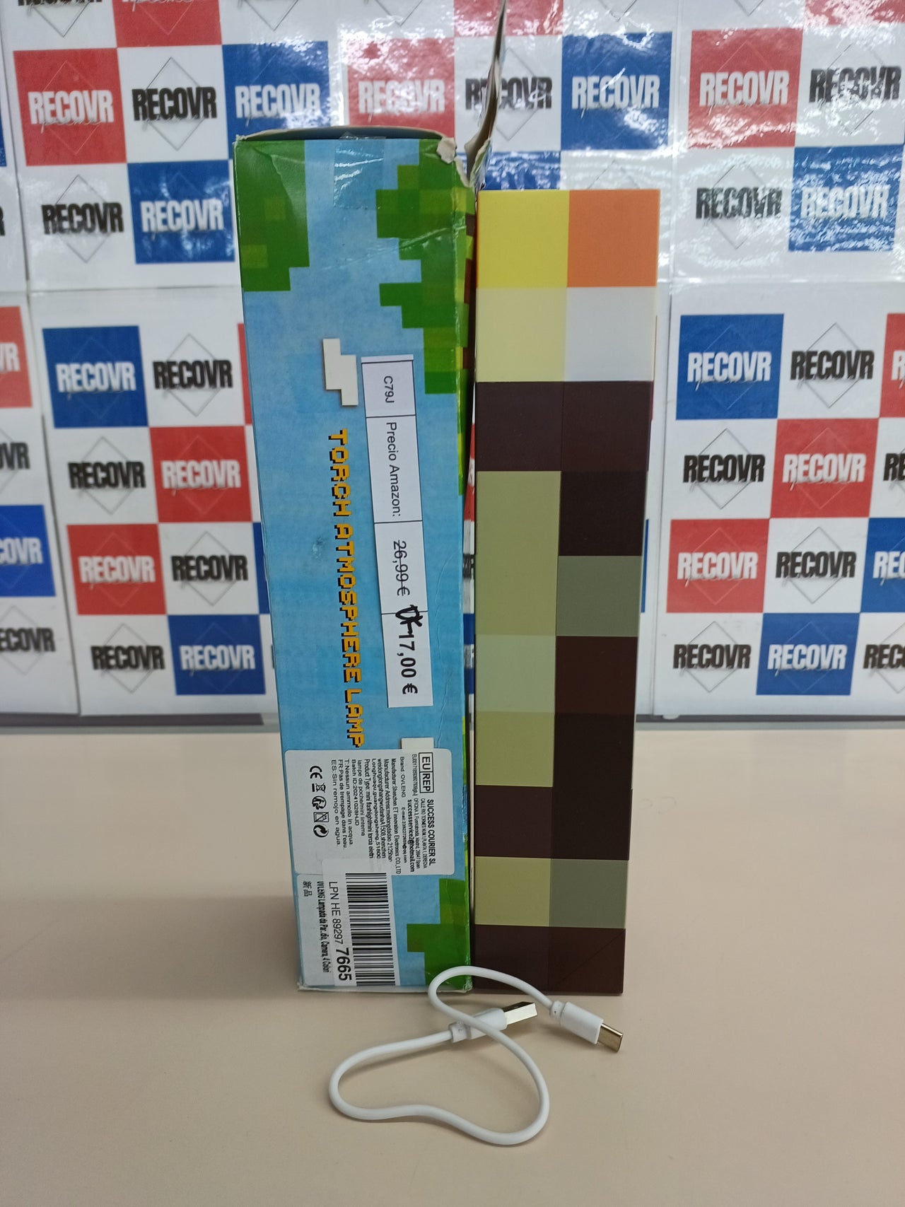 Lámpara de pared recargable MCraft OVLENG