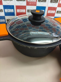 Batería de cocina BRA Efficient 7 piezas de aluminio fundido apta para inducción