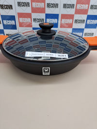 Cacerola baja 36 cm inducción con tapa – BRA