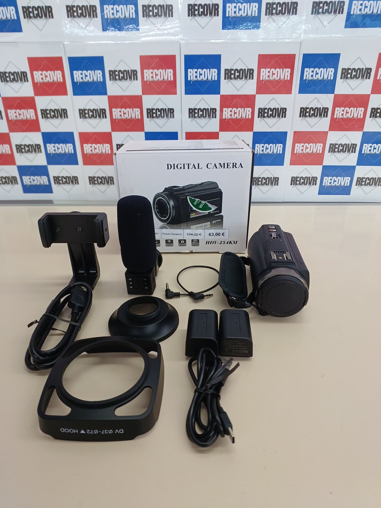 Cámara de Video 4K Videocámara 48MP UHD