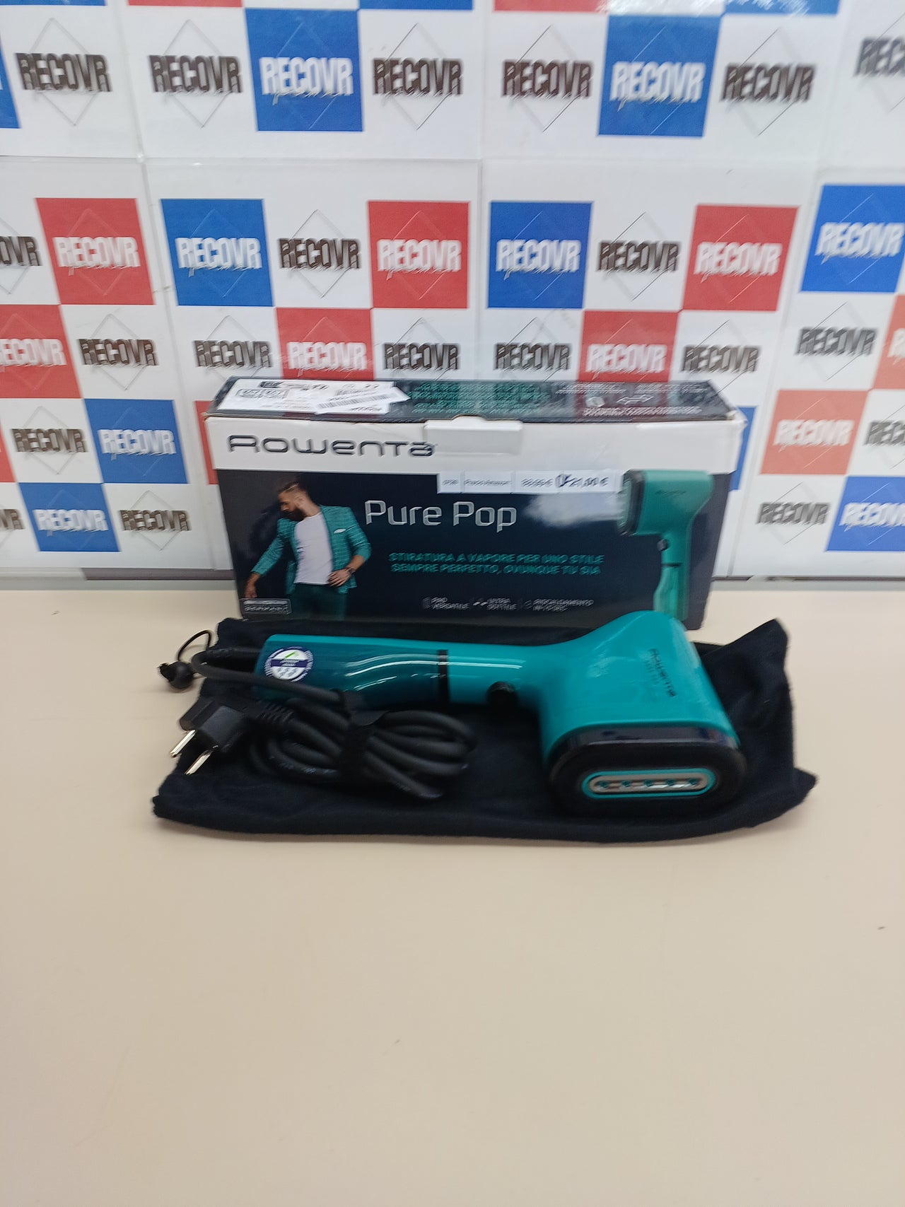 Plancha vapor vertical 1300 W viaje – Rowenta