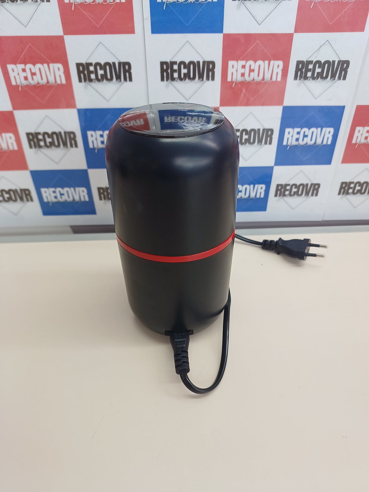 Molinillo eléctrico café y especias compacto negro Vegena