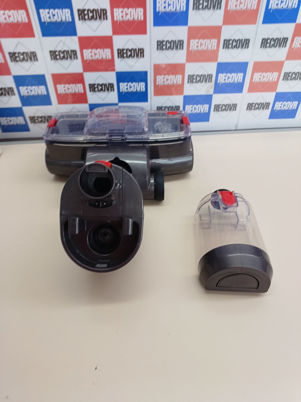 Cabezal de trapeador eléctrico con depósito de agua limpia y sucia, compatible con Dyson V7, V8, V10, V11 y V15.