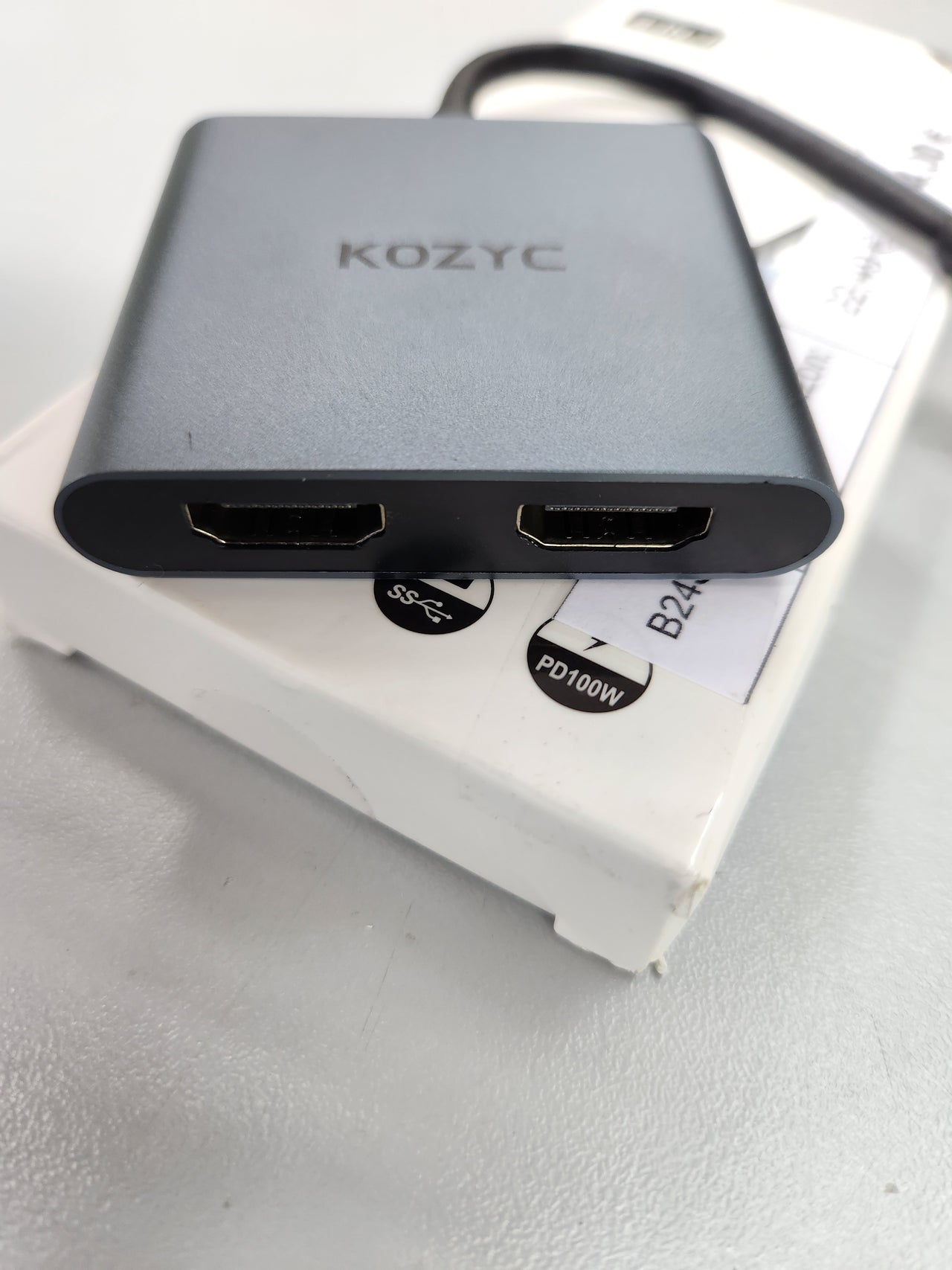 Adaptador USB C a HDMI Dual 4 en 1 KOZYC