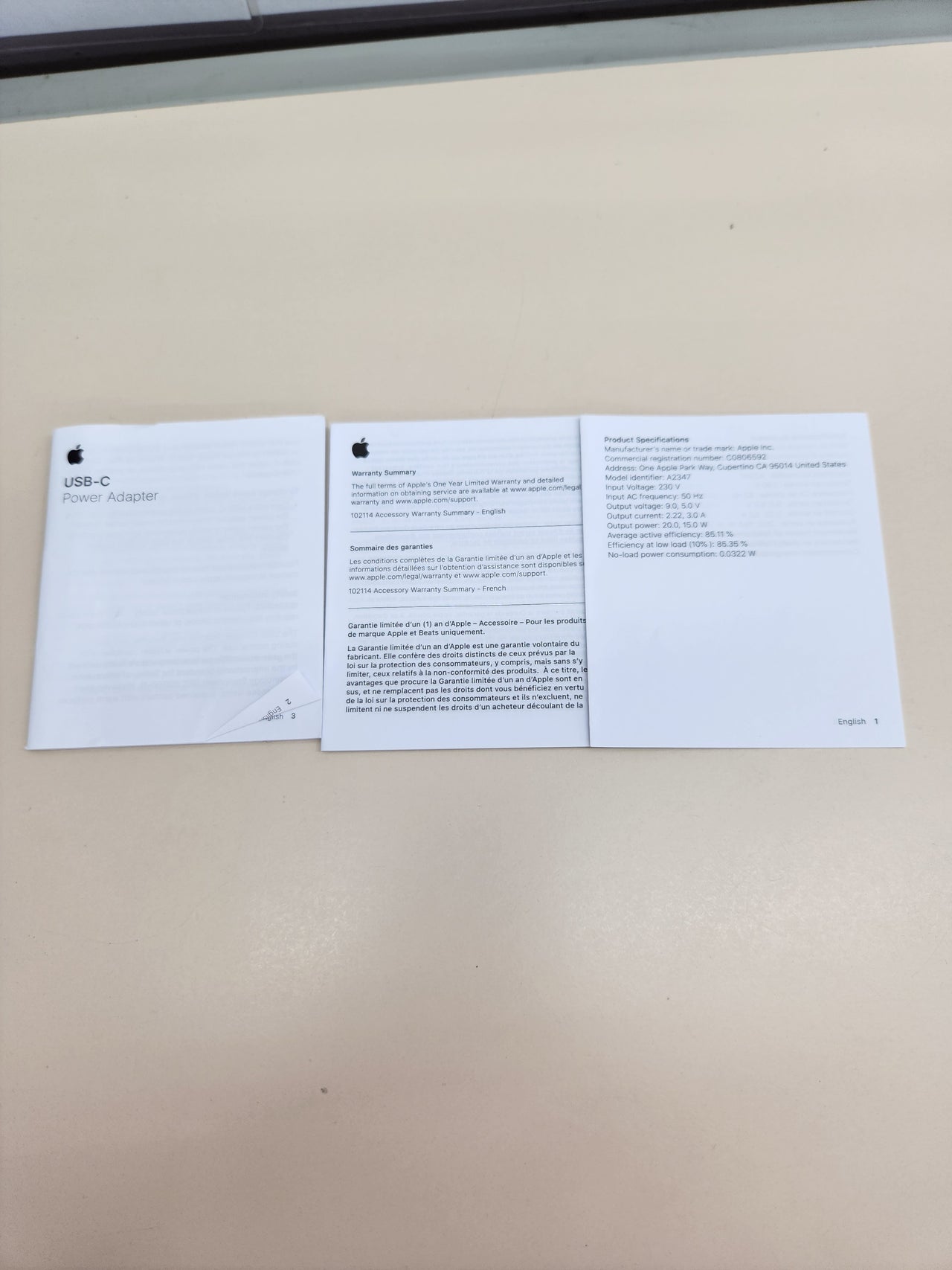 Adaptador Apple USB-C 20W (2024)