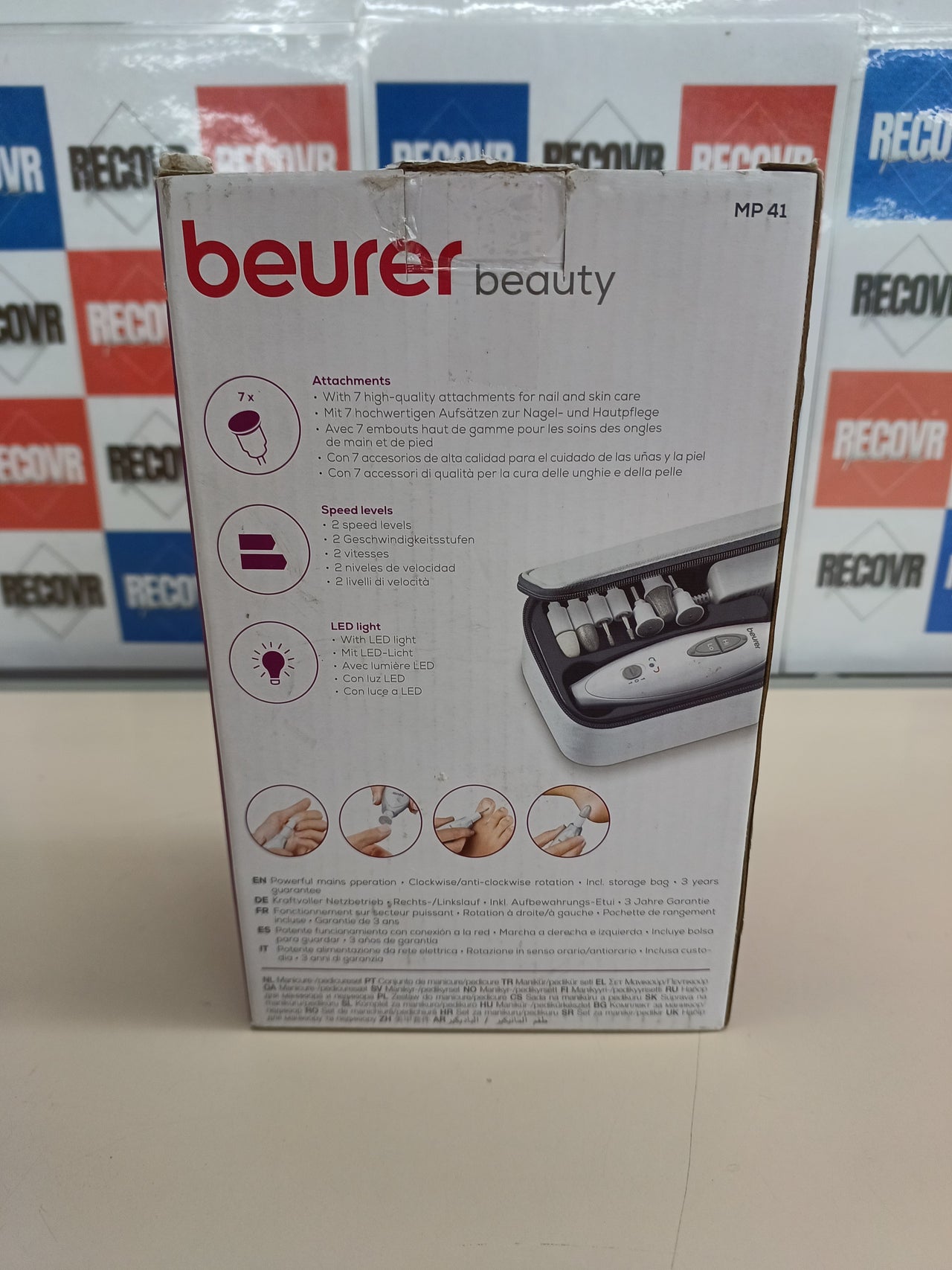 Set manicura y pedicura profesional MP 41 Beurer