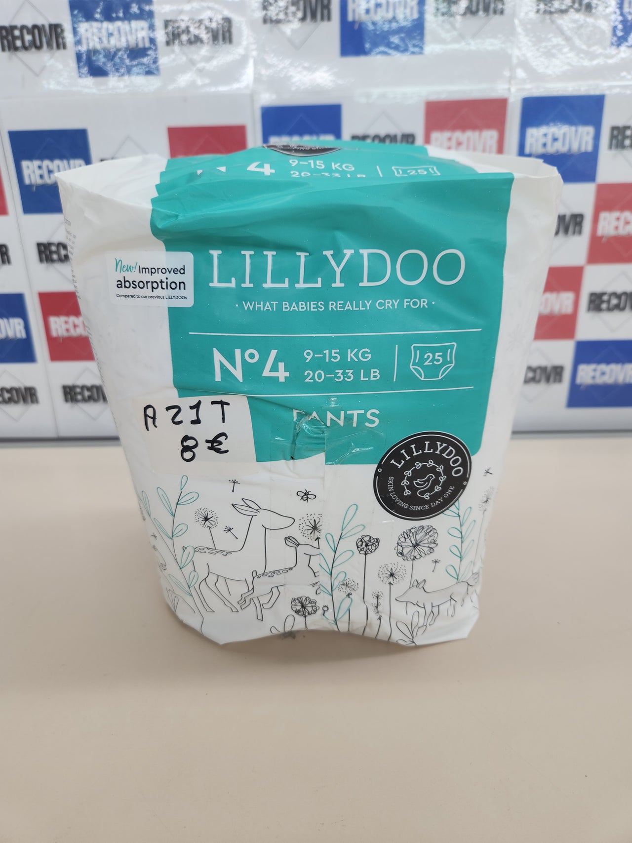 Pañales Braguita Talla 4 (9–15 kg) – LILLYDOO 25 uds
