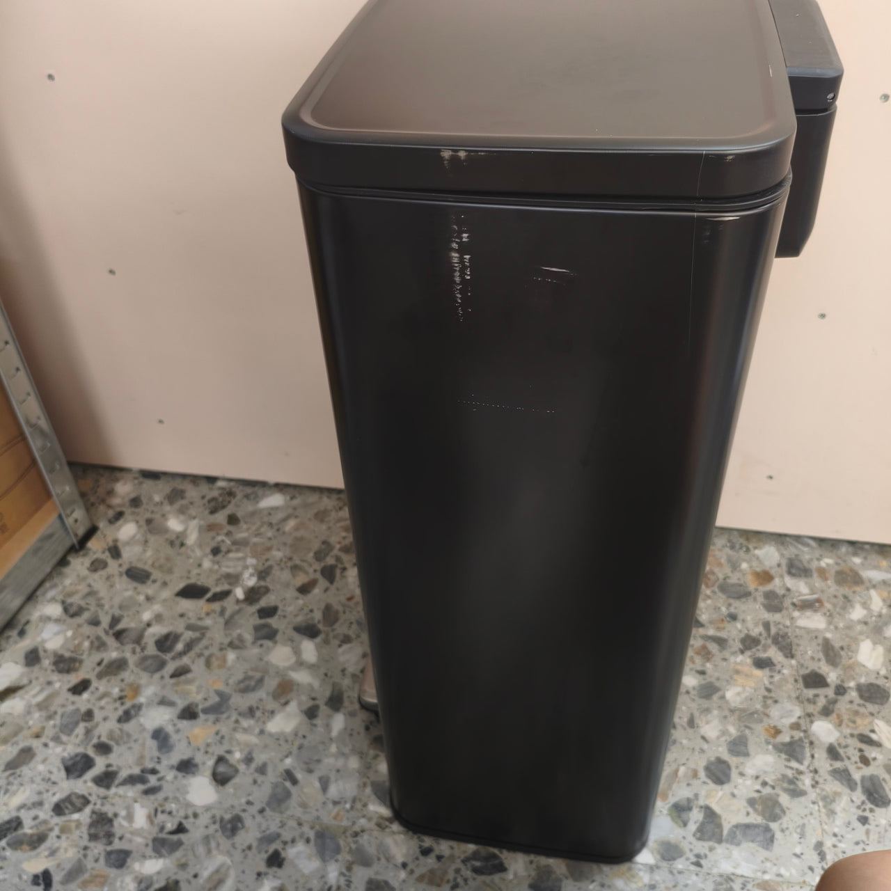 EKO Madison, cubo de basura de 30L con pedal y acero inoxidable