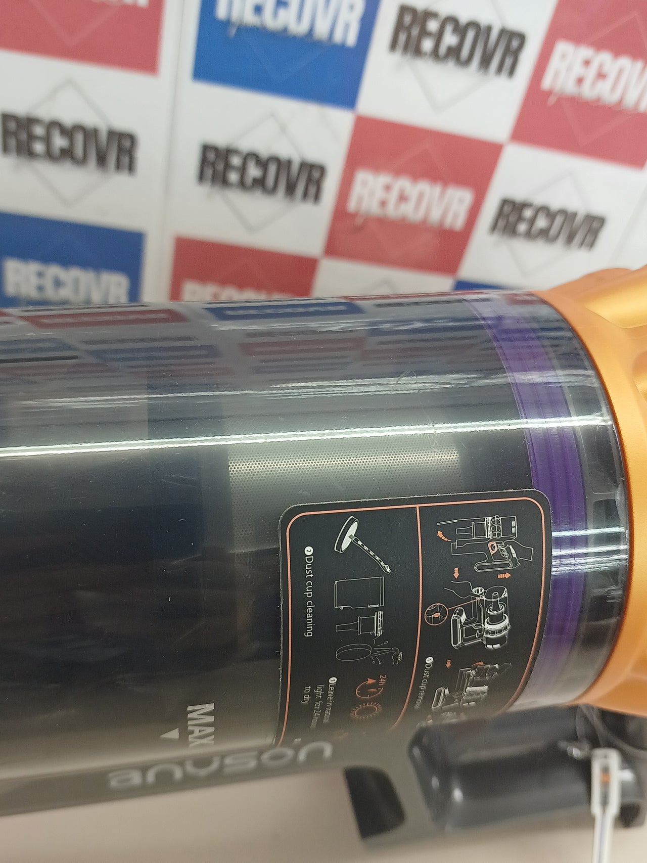 Aspiradora inalámbrica 45KPA 60min 1,5L OLED Anyson