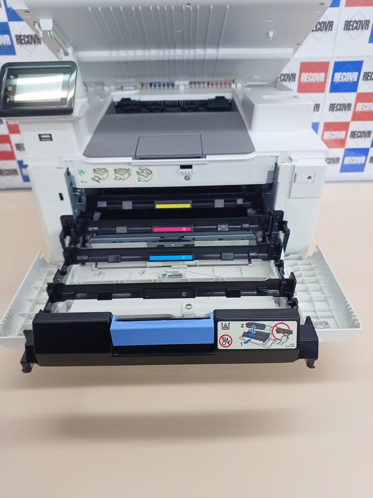 HP Color LaserJet Pro M283fdw 7KW75A, Impresora Láser A4 Color Multifunción a doble cara automática, Escaner, Copiadora, Fax (21ppm, Wi-Fi, Procesador 800MHz, Memoria 256MB, HP Smart App) Blanca