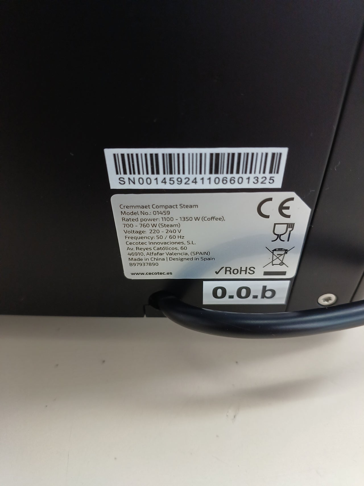 Cafetera Superautomática Cecotec Cremmaet Compact