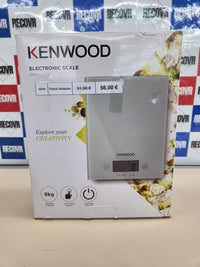 Thumbnail for Báscula digital de cocina Kenwood DS401, vidrio, color blanco