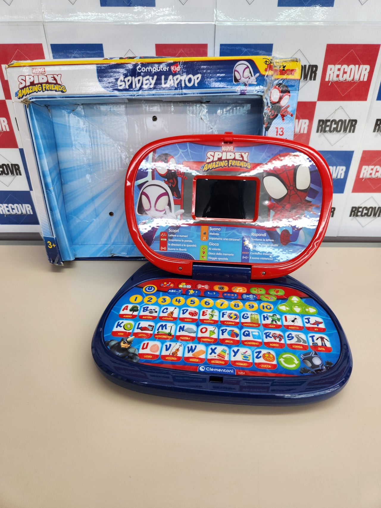 Laptop educativa Kid Marvel Spidey para niños de 3 años