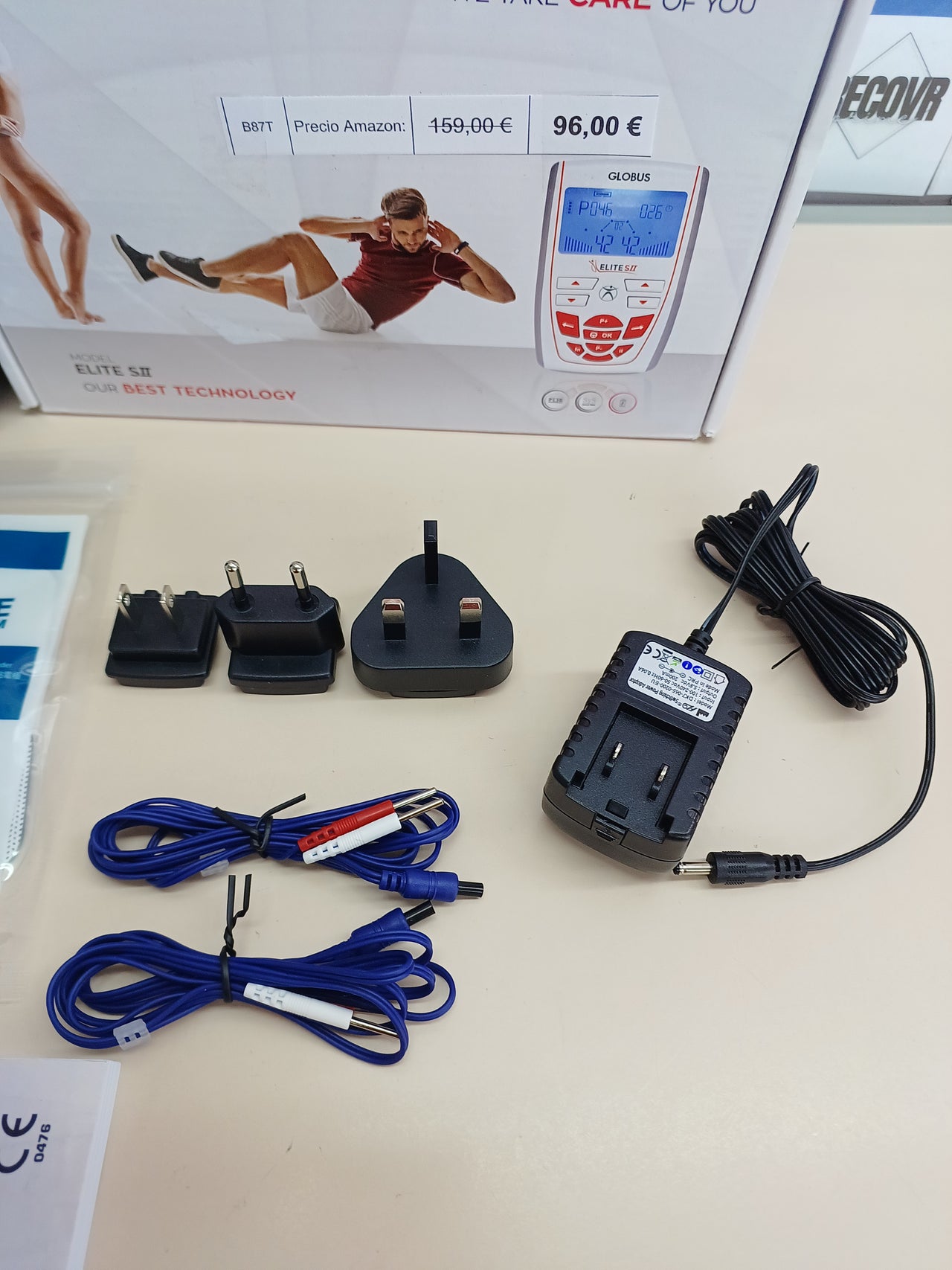 Electroestimulador de 2 Canales con 100 Globus Elite SII